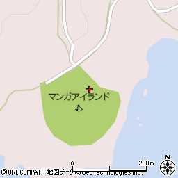 宮城県石巻市田代浜敷島23周辺の地図