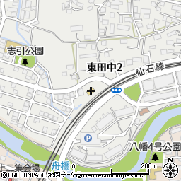 ローソン多賀城東田中店周辺の地図