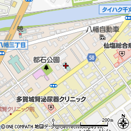 サンホテル多賀城周辺の地図