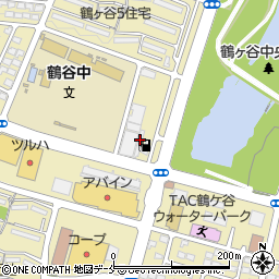 カメイ株式会社カーライフ事業部　Ｄ．Ｄ鶴ケ谷中央店周辺の地図