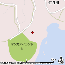 宮城県石巻市田代浜敷島5周辺の地図