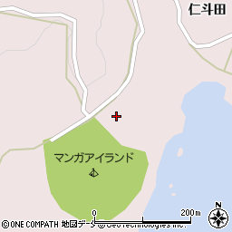 宮城県石巻市田代浜敷島10周辺の地図