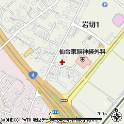 アイン薬局東仙台店周辺の地図