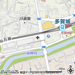 ティファニー洋菓子多賀城店周辺の地図