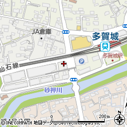 インドレストランガネーシャ多賀城店周辺の地図