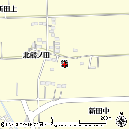 宮城県多賀城市新田袋周辺の地図