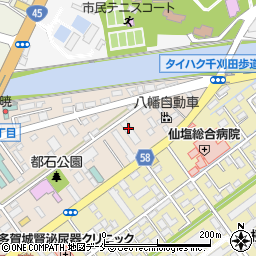 株式会社阿部鉄工所　多賀城工場周辺の地図