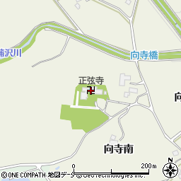 正弦寺周辺の地図