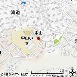 仙台市中山保育所周辺の地図