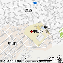 仙台市立中山小学校周辺の地図