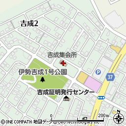 吉成集会所周辺の地図