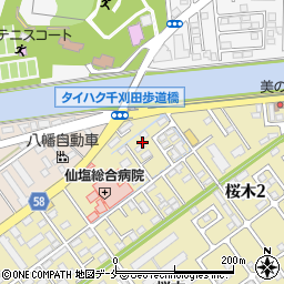千刈田公園周辺の地図