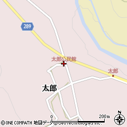 太郎公民館周辺の地図