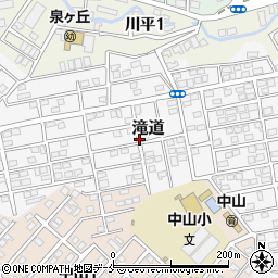 宮城県仙台市青葉区滝道周辺の地図