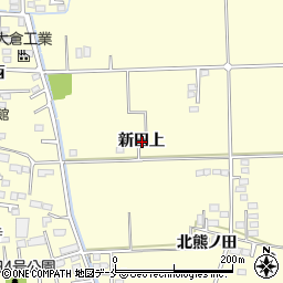 宮城県多賀城市新田上周辺の地図