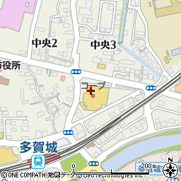 みやぎ生協　多賀城店周辺の地図