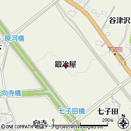 宮城県仙台市青葉区芋沢鍛冶屋周辺の地図