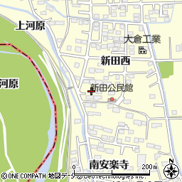 宮城県多賀城市新田西12周辺の地図