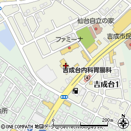 オートバックス仙台吉成店周辺の地図