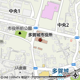 七十七銀行多賀城市役所 ＡＴＭ周辺の地図