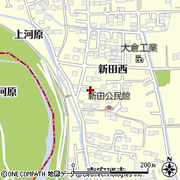 宮城県多賀城市新田西13周辺の地図