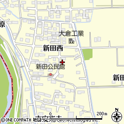 宮城県多賀城市新田西36周辺の地図