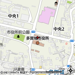 多賀城郵便局周辺の地図