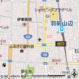 山辺町観光案内所すだまり周辺の地図