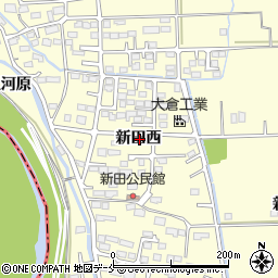 宮城県多賀城市新田西周辺の地図
