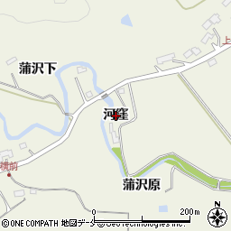宮城県仙台市青葉区芋沢（河窪）周辺の地図