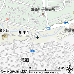 川平アパート周辺の地図