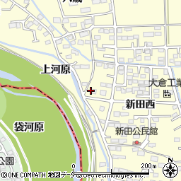 宮城県多賀城市新田西2-17周辺の地図