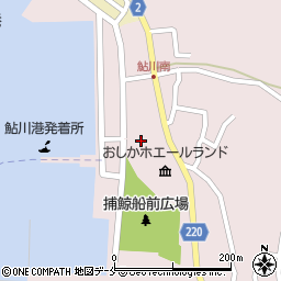 宮城県石巻市鮎川浜南周辺の地図