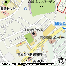宮城県仙台市青葉区吉成台周辺の地図