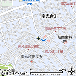 セブンイレブン仙台南光台３丁目店周辺の地図