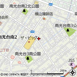 泉南光台南三郵便局周辺の地図