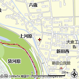 宮城県多賀城市新田北安楽寺2-4周辺の地図