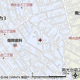 宮城県仙台市泉区南光台2丁目34周辺の地図