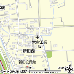 宮城県多賀城市新田西49周辺の地図