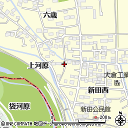 宮城県多賀城市新田北安楽寺2周辺の地図