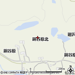 宮城県仙台市青葉区芋沢（銅谷原北）周辺の地図