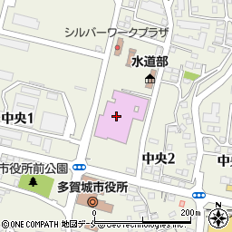 多賀城市民会館　大ホール周辺の地図