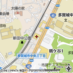 宮城トヨタ自動車ＭＴＧ多賀城周辺の地図