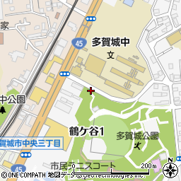 多賀城公園トイレ４周辺の地図