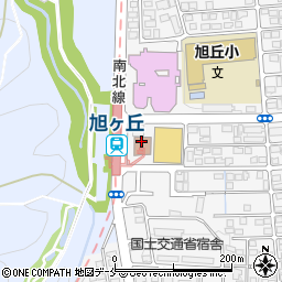仙台市交通局　旭ケ丘バスターミナル周辺の地図