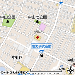 ツルハドラッグ仙台中山店周辺の地図