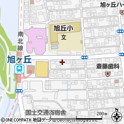 タイムズ仙台旭ヶ丘駐車場周辺の地図