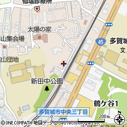 コスモ多賀城コンフォール周辺の地図