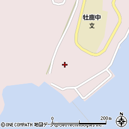 宮城県石巻市鮎川浜出島周辺の地図