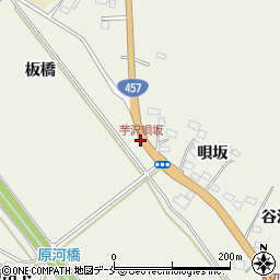 芋沢唄坂周辺の地図